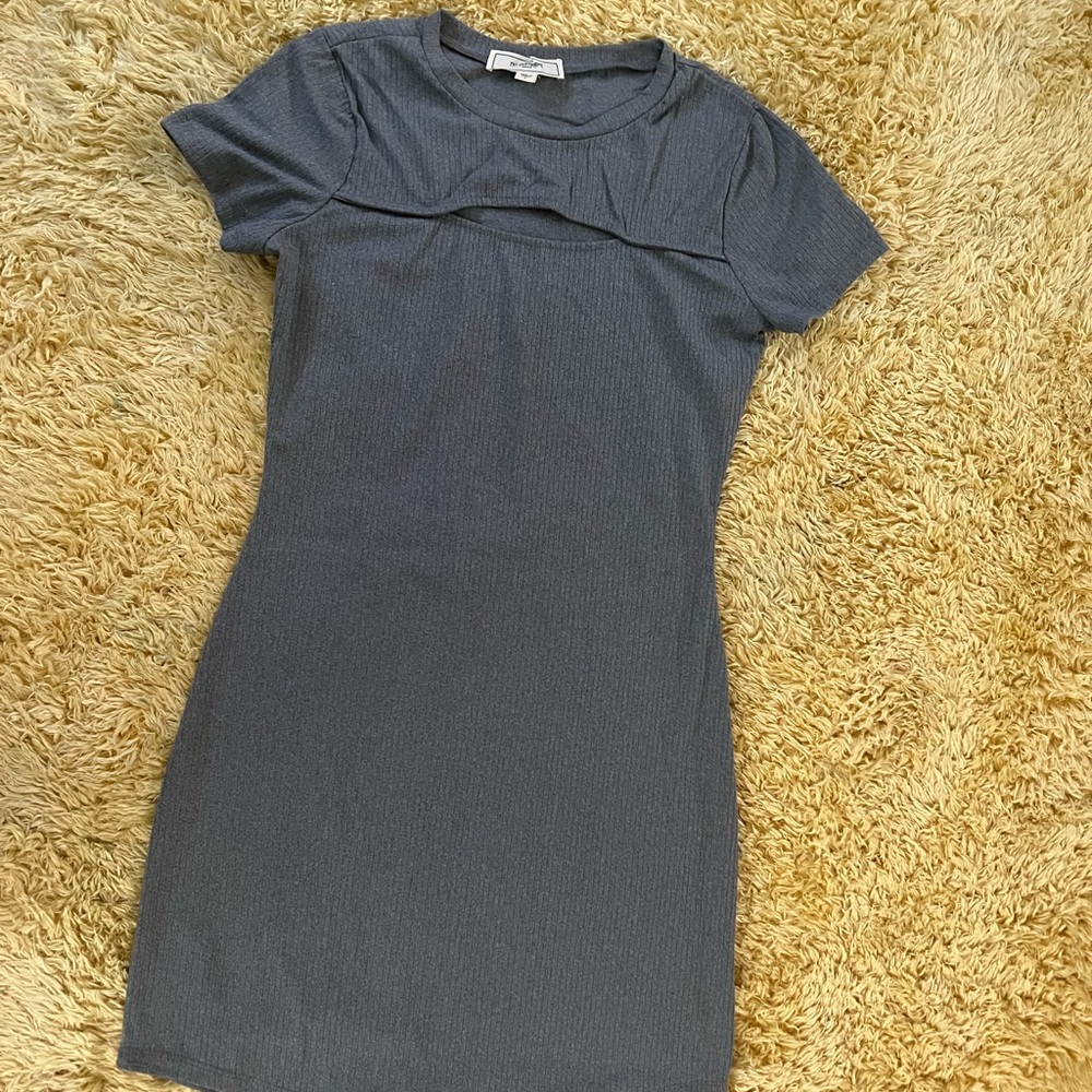 gray bodycon dress